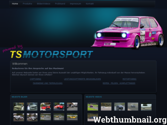 ts-motorsport.de website preview