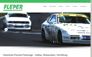 fleper-motorsport.de website preview