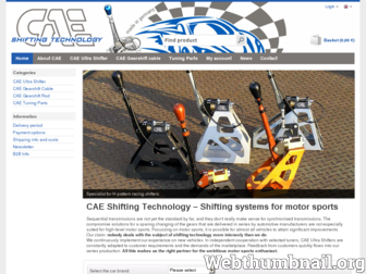 shop.cae-racing.de website preview
