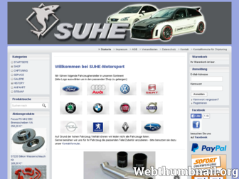 shop.suhe-motorsport.de website preview