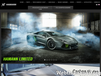 hamann-motorsport.com website preview