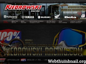 kiedrowski-racing.com website preview