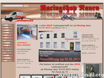 racingshop-nauen.de website preview