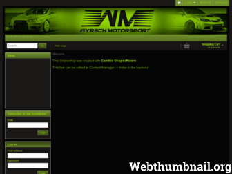 wyrschmotorsport.ch website preview