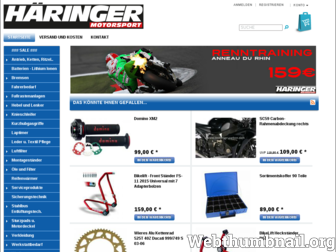 haeringer-motorsport.de website preview