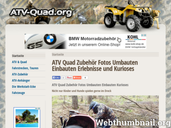 atv-quad.org website preview