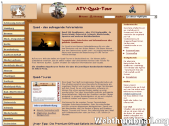 atv-quad-tour.de website preview