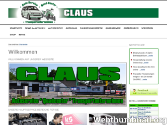 auto-service-claus.de website preview