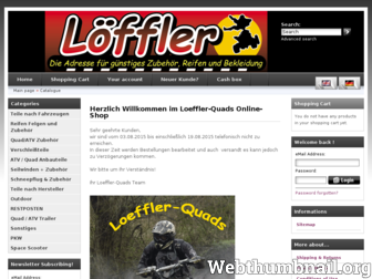 loeffler-quads.de website preview
