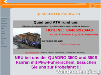 quadcenter-nordwest.de website preview