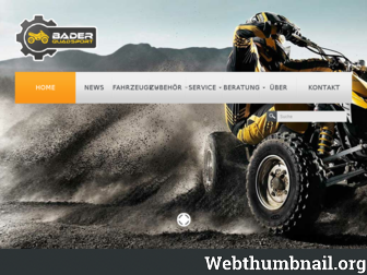 bader-quadsport.de website preview