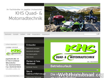 khs-motorrad.de website preview