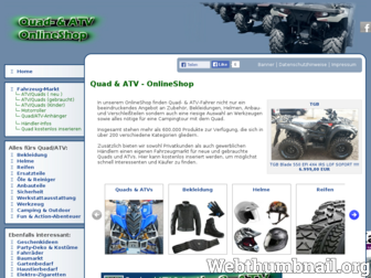 quad-atv-onlineshop.de website preview