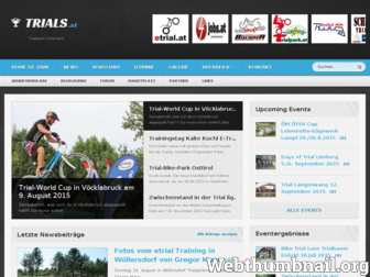 trials.at website preview