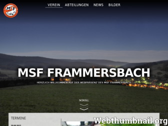 msf-frammersbach.de website preview