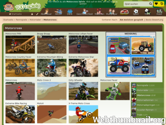 motorcross.1001spiele.de website preview