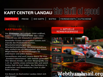 kartcenter-landau.de website preview
