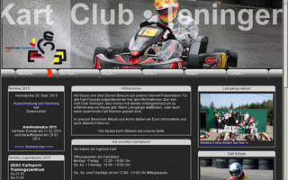 kart-club-teningen.de website preview