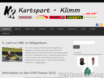 kartsport-klimm.de website preview