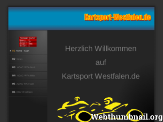 kartsport-westfalen.de website preview