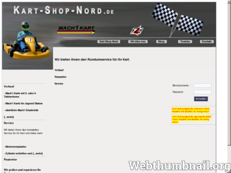 kart-shop-nord.de website preview