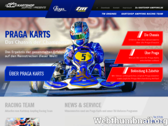 praga-racing.de website preview