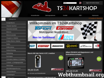 ts24kartshop.de website preview