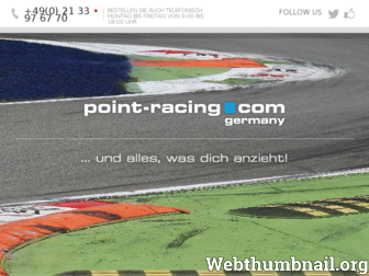 point-racing.com website preview