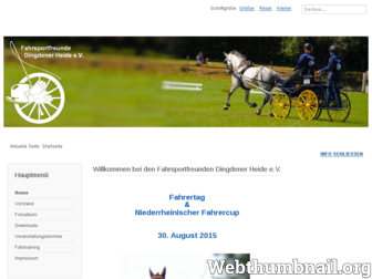 fdh-pferdesport.de website preview