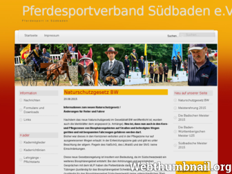 pferdesport-suedbaden.de website preview