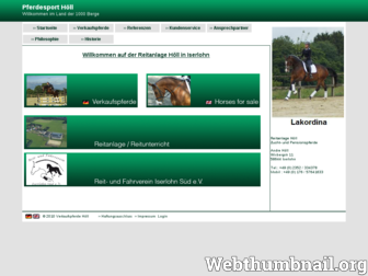 pferdesport-hoell.de website preview