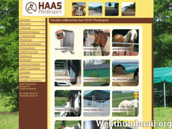 haas-pferdesport.de website preview