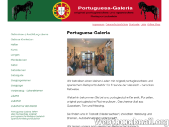 portuguesa-galeria.de website preview