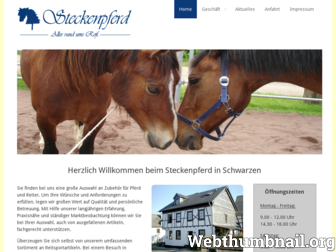 steckenpferd-schwarzen.de website preview