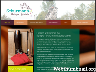 reitsport-schuermann.de website preview