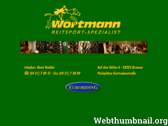 reitsport-wortmann.de website preview