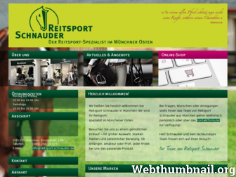 reitsport-schnauder.de website preview