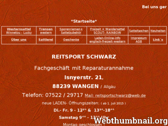 reitsport-schwarz.de website preview