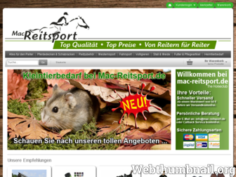 mac-reitsport.de website preview