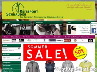 reitsport-schnauder-shop.de website preview