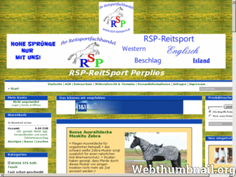 rsp-reitsport.de website preview