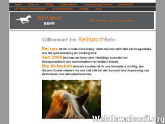 reitsport-behr.de website preview