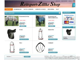reitsport-zillke.de website preview