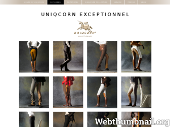 uniqcorn.com website preview