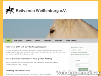 reitverein-weissenburg.de website preview