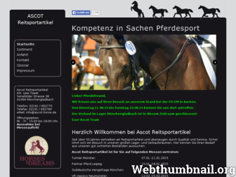 ascot-horse.de website preview