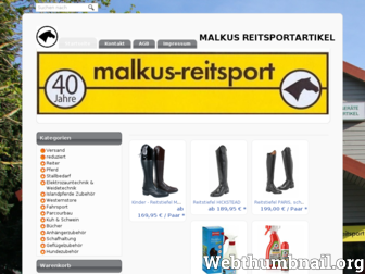malkus-reitsport.de website preview