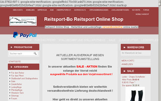 reitsport-bo.de website preview