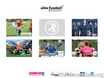 alles-fussball.de website preview