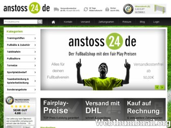 anstoss24.de website preview